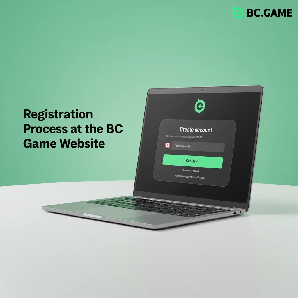 BC Game registration steps: click Sign Up, choose email/mobile/social, set password, verify email, enable 2FA.