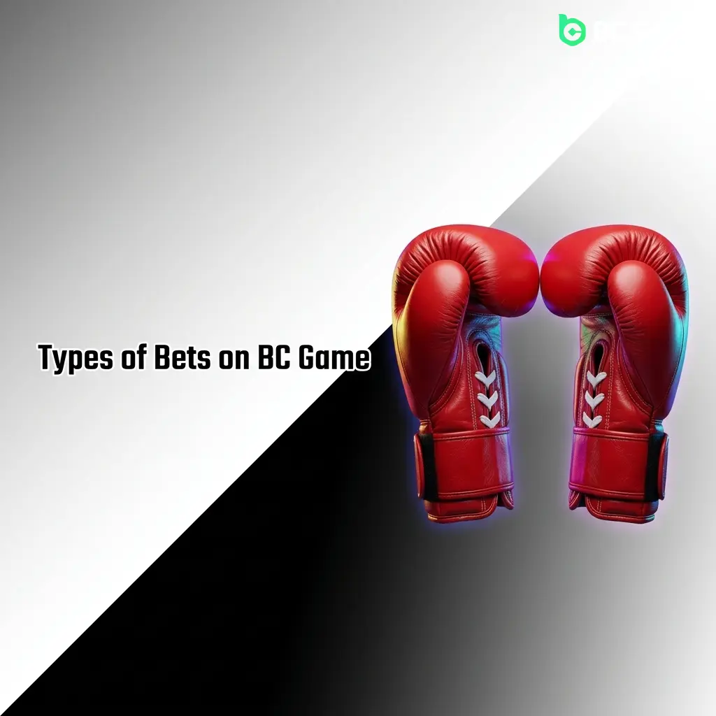 BC Game sportsbook showing single, express accumulator, and system bet options for sports wagering